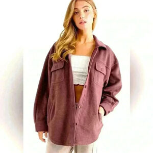 New Shacket Coffee Brown